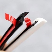 エアロモール ゴム モール 車 幅 8mｍ ヘッドライト ドア フェンダーモール 防水 ドアエッジ プロテクター 隙間 t字 型 5ｍ 白 ホワイト_画像5