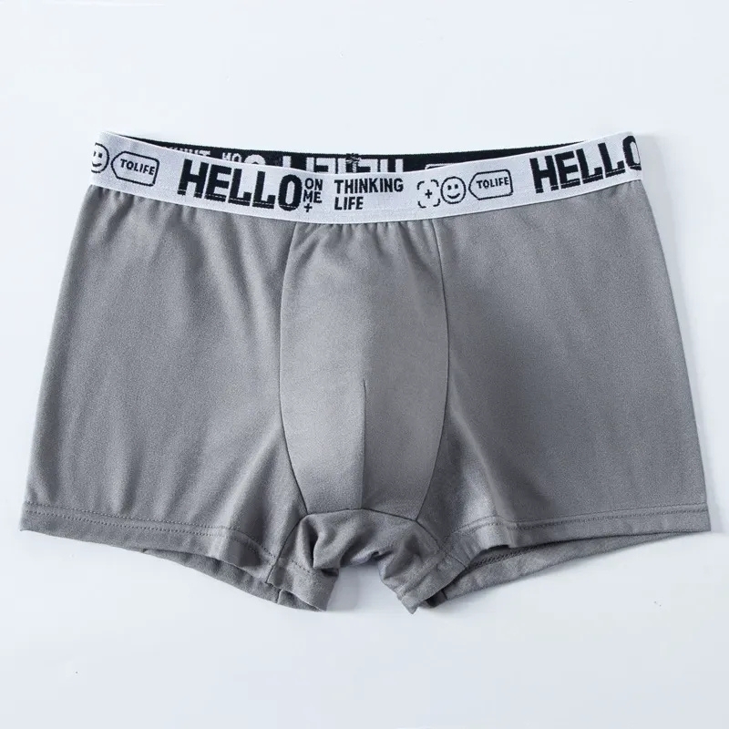 ボクサーパンツ メンズ ロゴ 無地 下着 アンダーウェア 通気性 パンツ 5枚セット XL インナー おしゃれ かっこいい プレゼント ローライズ_画像4