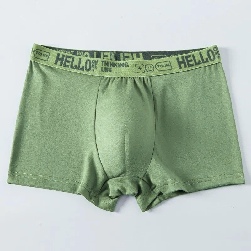 ボクサーパンツ メンズ ロゴ 無地 下着 アンダーウェア 通気性 パンツ 5枚セット XL インナー おしゃれ かっこいい プレゼント ローライズ_画像7