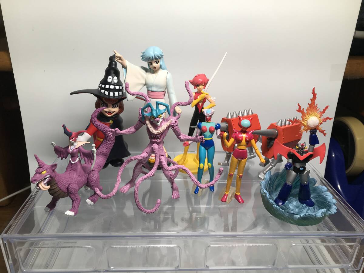 永井豪キャラクター フィギュア10点 キューティーハニー ドロロンえん魔くん グレートマジンガー 妖元帥レイコック ほか_画像1