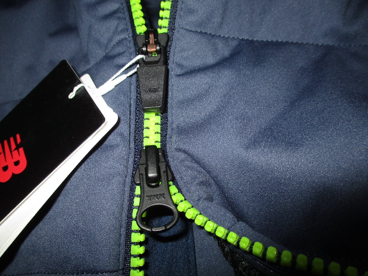 新品 秋冬物 XL 定価1.98万▼ ニューバランス ゴルフ NEW BALANCE GOLF ▼ ダウン調 中綿入り ブルゾン ジャケット メンズ LL ネイビー 紺_画像7