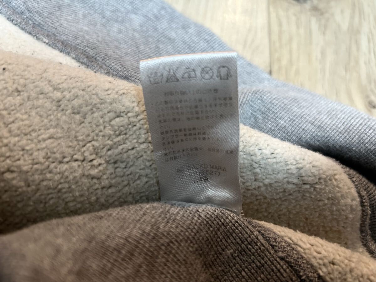 【美品】WACKO MARIA ワコマリア フードパーカーグレー L ギルティパーティ_画像7
