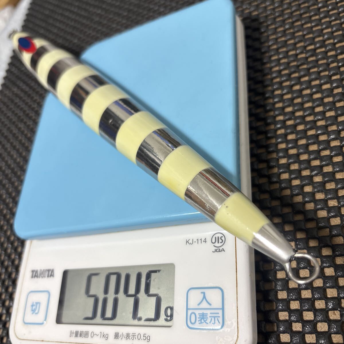 ディープライナー　スパイナロー　500g スーパーグロー ゼブラグロー 中深海　 スパイN シーフロアコントロール_画像4