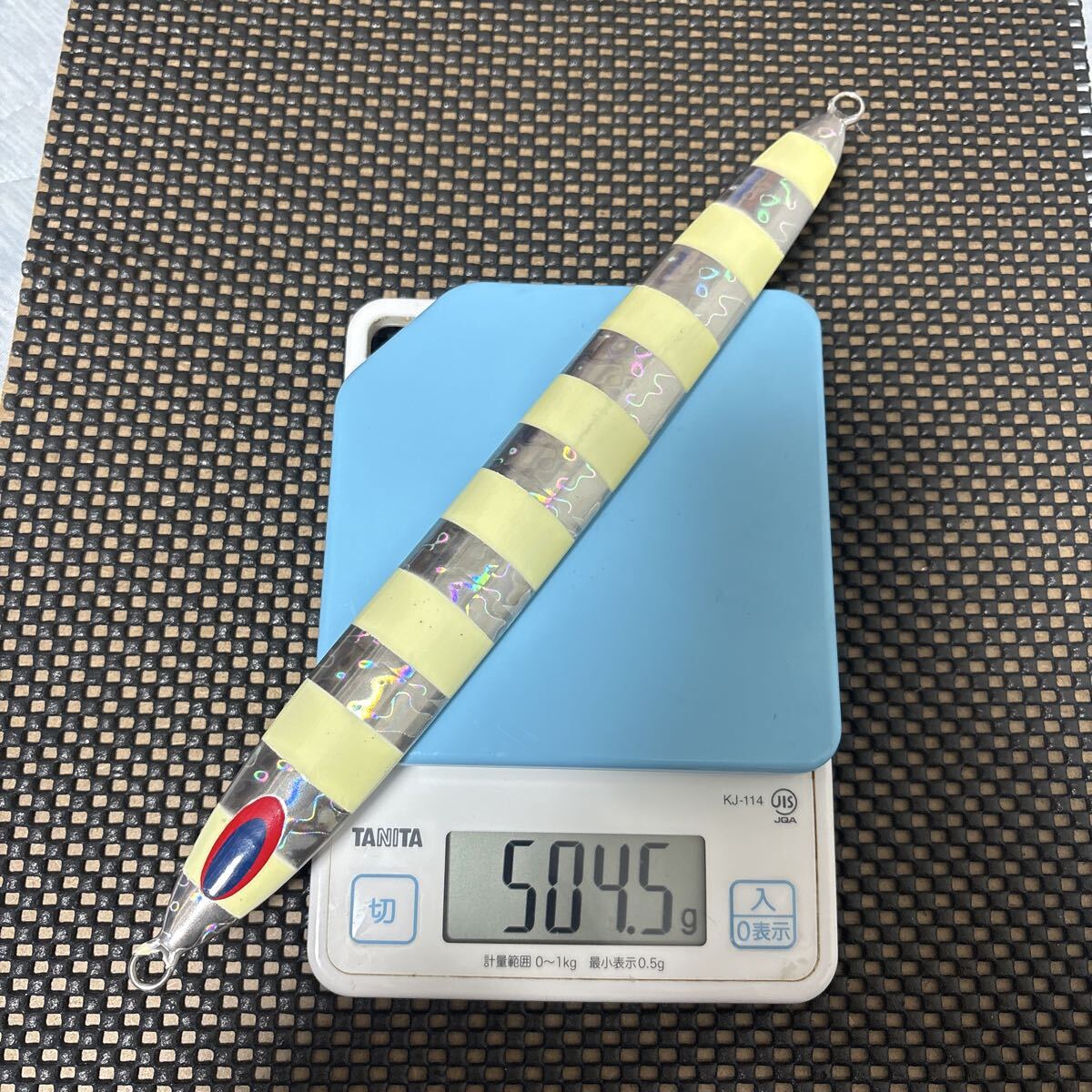 ディープライナー　スパイ　500g SPY スーパーグロー ゼブラグロー 中深海 シーフロアコントロール ウロコジグ_画像1