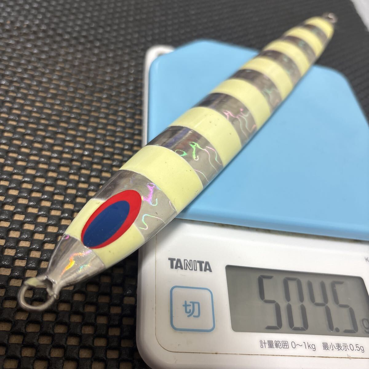 ディープライナー　スパイ　500g SPY スーパーグロー ゼブラグロー 中深海 シーフロアコントロール ウロコジグ_画像3