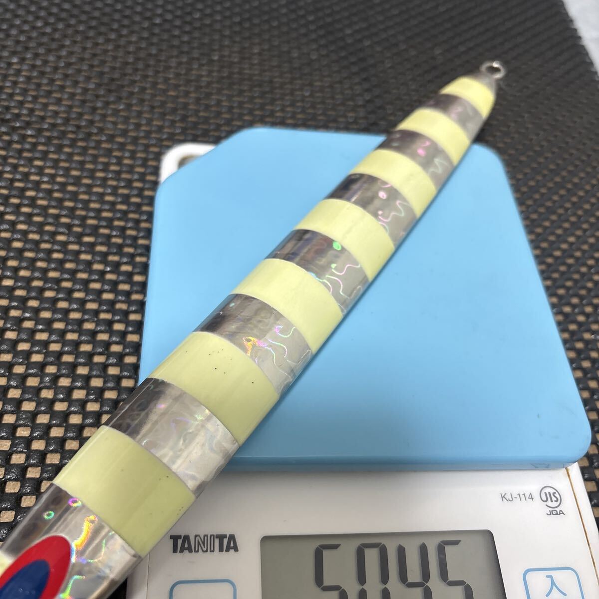 ディープライナー　スパイ　500g SPY スーパーグロー ゼブラグロー 中深海 シーフロアコントロール ウロコジグ_画像5