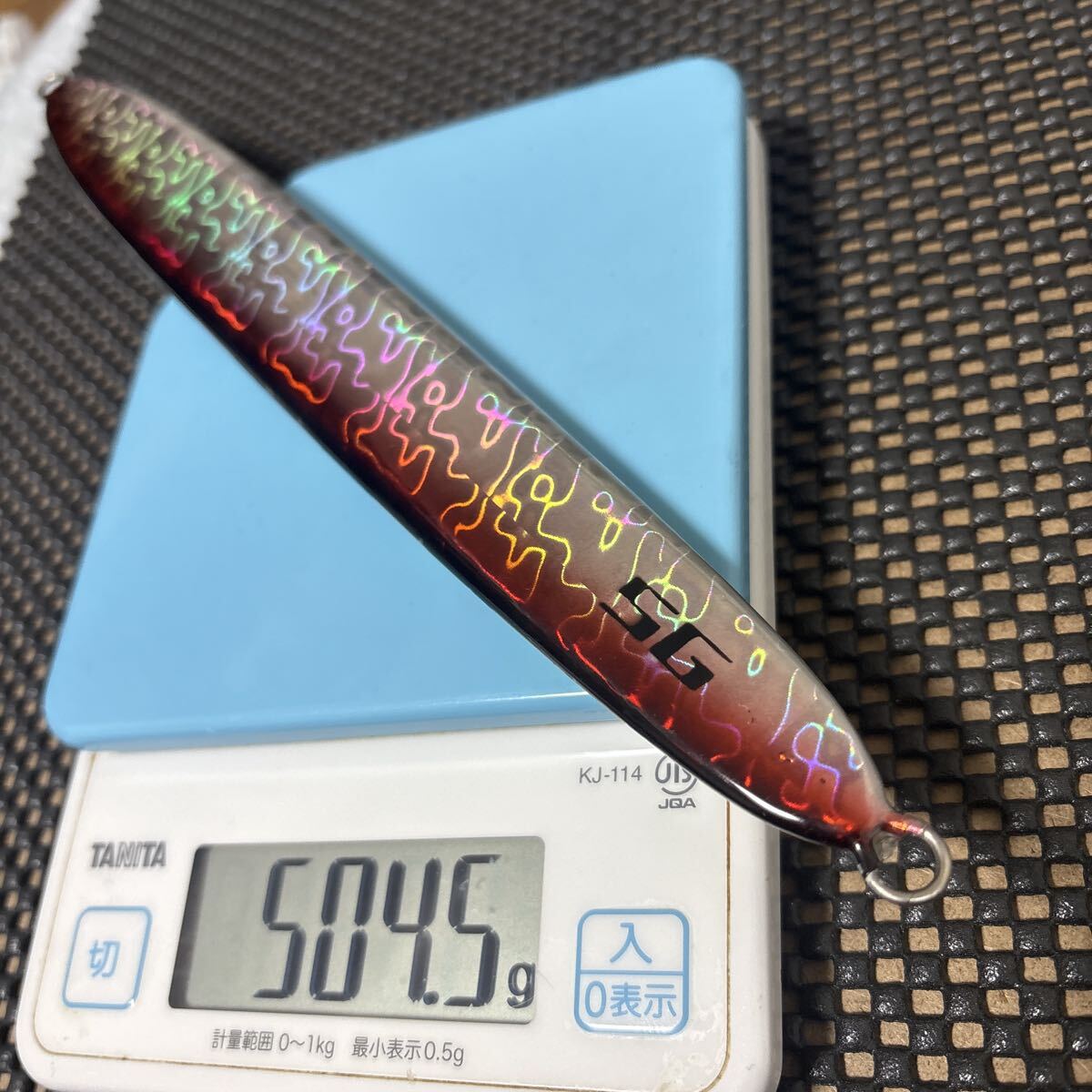 ディープライナー　スパイ　500g SPY スーパーグロー ゼブラグロー 中深海 シーフロアコントロール ウロコジグ_画像7