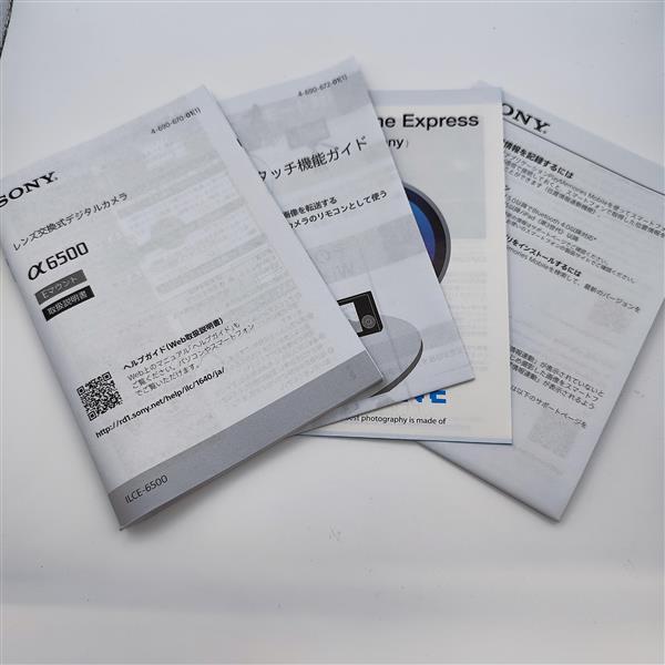 [ внимание товар!] Sony SONY α6500 корпус ILCE-6500 редкий камера collector сброшенный товар коробка инструкция имеется текущее состояние товар работоспособность не проверялась 1 иен старт 2843