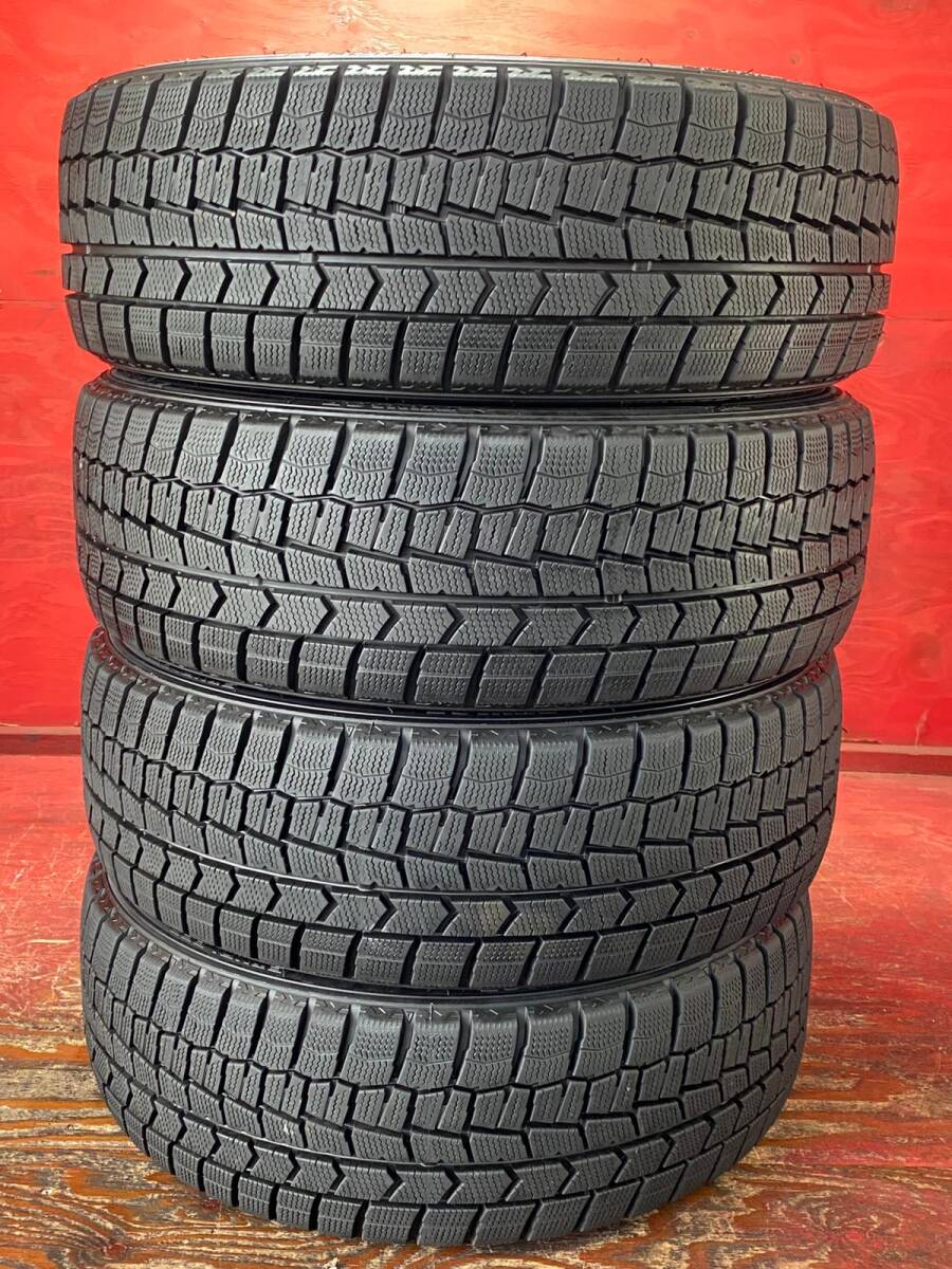 195/45/R17 81Q DUNLOP WINTERMAXX WM02 製造年2019, 4本 80% バリ山 *218B_画像1