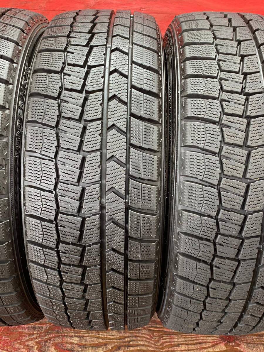 195/45/R17 81Q DUNLOP WINTERMAXX WM02 製造年2019, 4本 80% バリ山 *218B_画像4