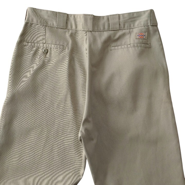 ■古着 Dickies ディッキーズ 874KH ワークパンツ ベージュ 実寸W36L30【D1600】_画像6
