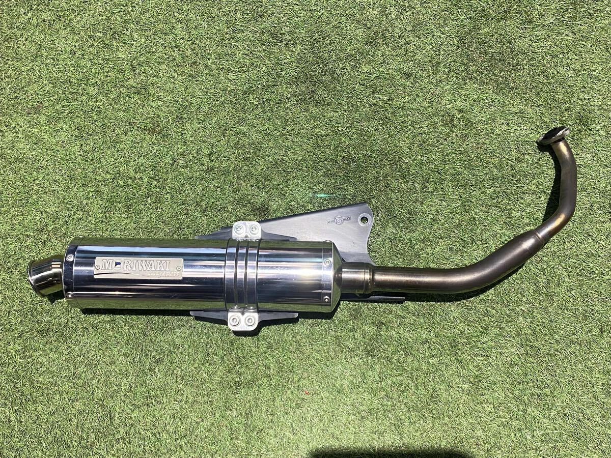 モリワキマフラー◆JF31 DIO110 フルエキ比較的綺麗な状態です。HONDAディオ　_画像1