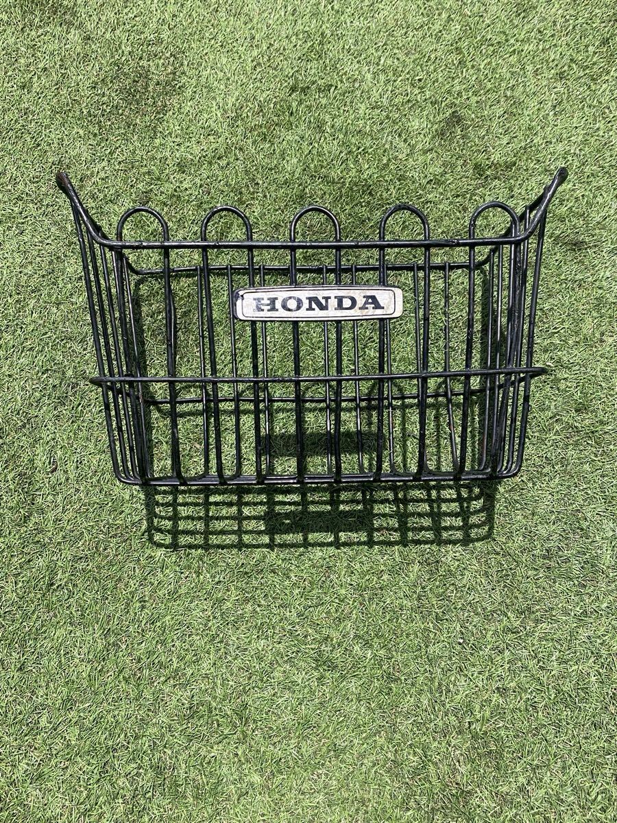 当時物◆ ホンダ純正OPフロントバスケット◆昭和前カゴ_画像1