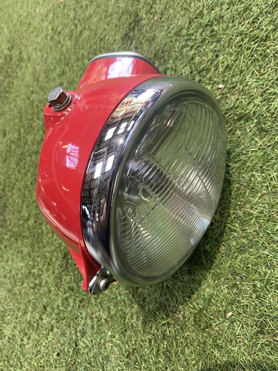 ホンダ純正◆MD50ヘッドライト、ライトケース、メーターのセット。スピードメーター◆ケース艶ありワレ無し◆_画像2