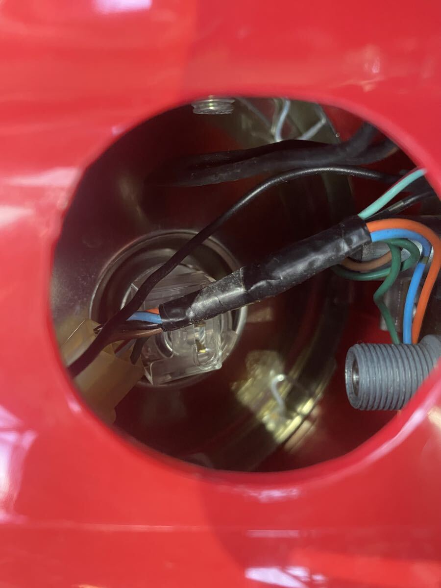 ホンダ純正◆MD50ヘッドライト、ライトケース、メーターのセット。スピードメーター◆ケース艶ありワレ無し◆_画像6