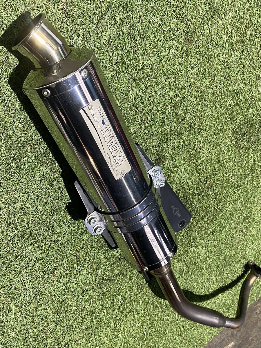 モリワキマフラー◆JF31 DIO110 フルエキ比較的綺麗な状態です。HONDAディオ　_画像2