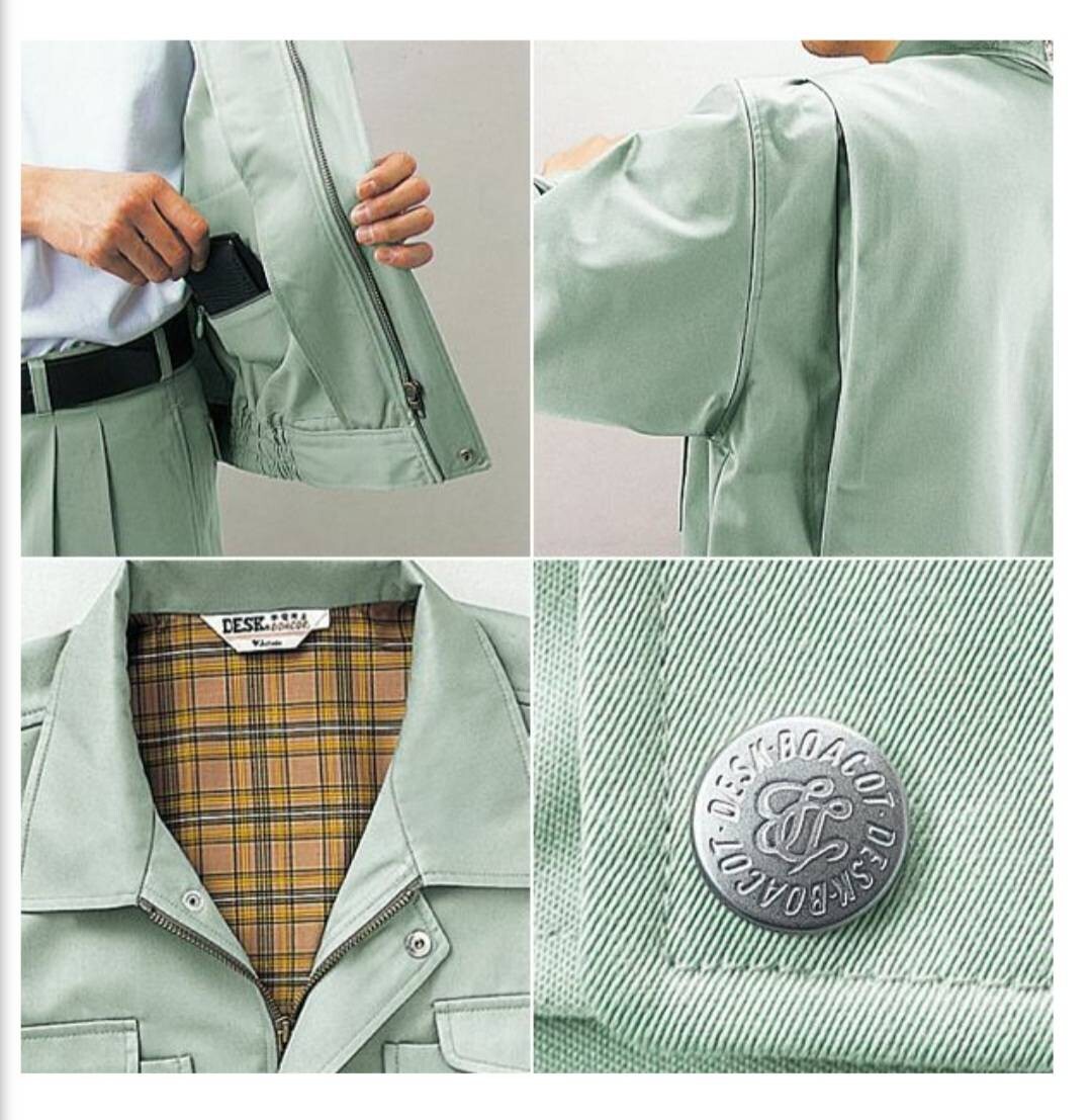 5969　自重堂 680 DESK|秋冬 ブルゾン|アースグリーン|Lサイズ|店頭展示品|綿ポリ混紡|帯電防止|作業着 作業服作業ジャンパージャンバー_画像8