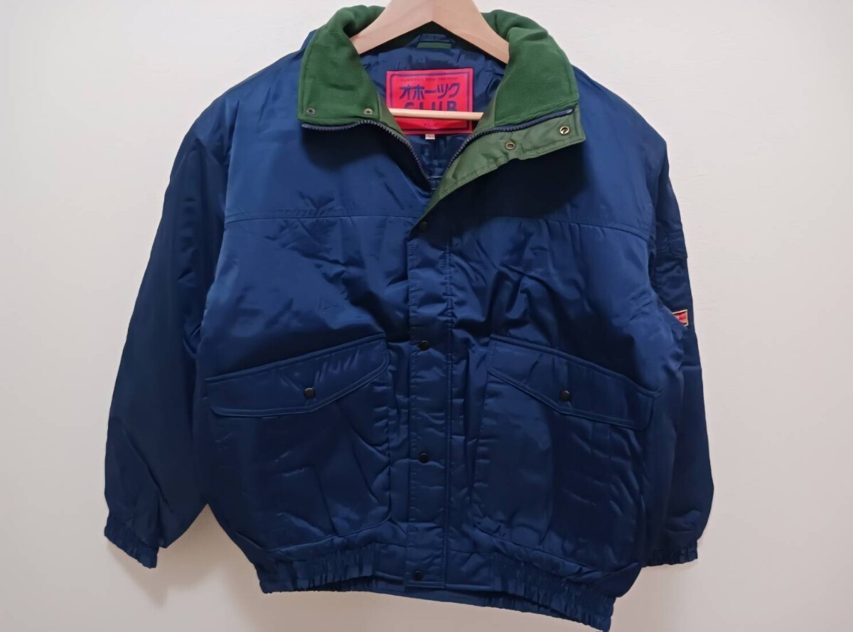 5789　自重堂 48030|防寒ブルゾン|ネービー|LLサイズ|新品未使用|脱着フード付|ナイロン100%|ダブルフロント|パイロットジャンパー|紺 青_画像2