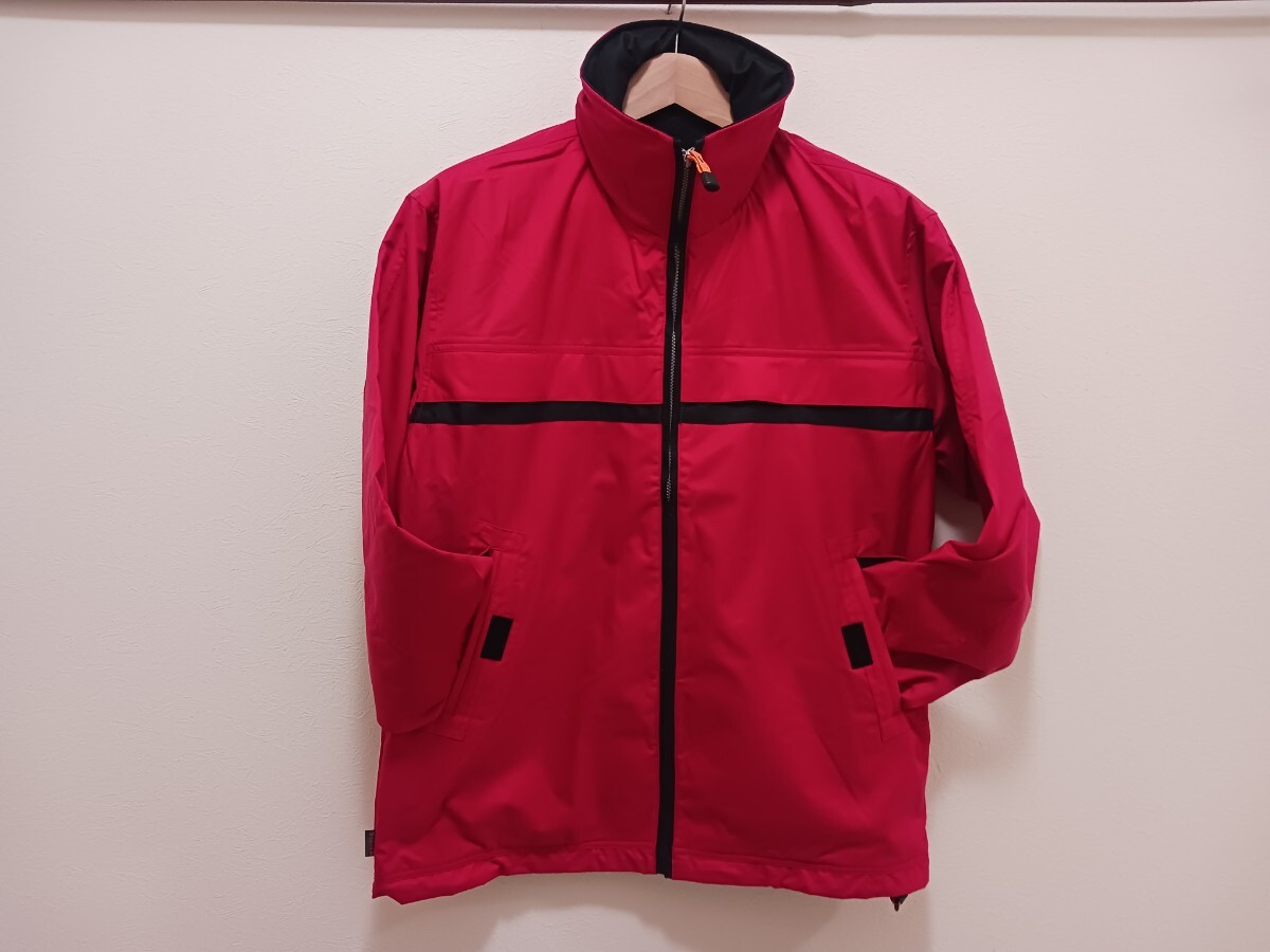 5649　TAKAYAハーフジャケット|レッド|LLサイズ|新品未使用|格納フード付|ナイロン100%|タカヤ DIVISA|防寒|秋冬|ジャンパー ジャンバー|赤_画像3