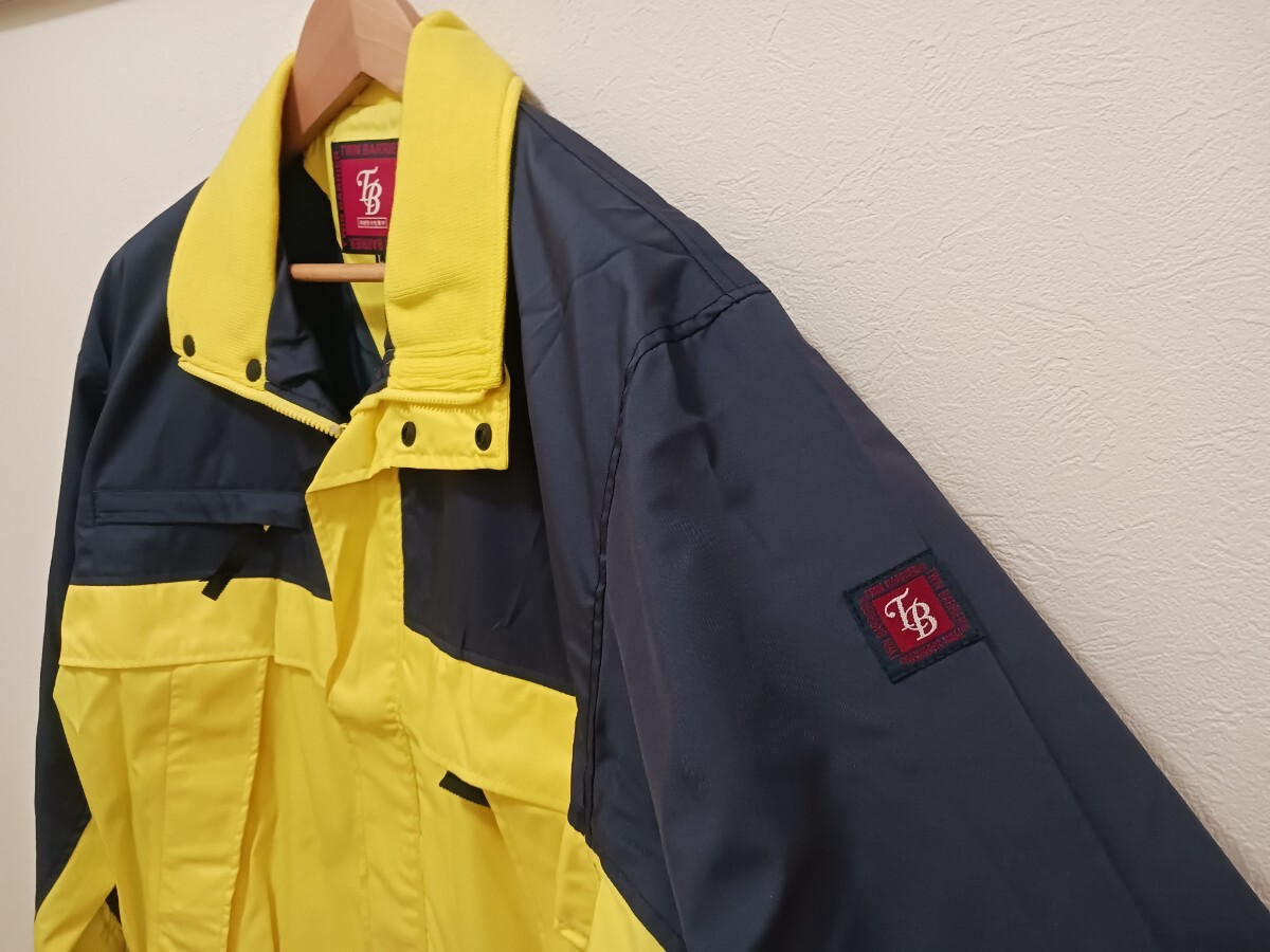 5619 藤和 36-2831|防寒ブルゾン|イエロー|Lサイズ|新品未使用|二重 ナイロンジャンパー ジャンバー|持続耐水性|ツインバリア|TS DESIGN_画像4