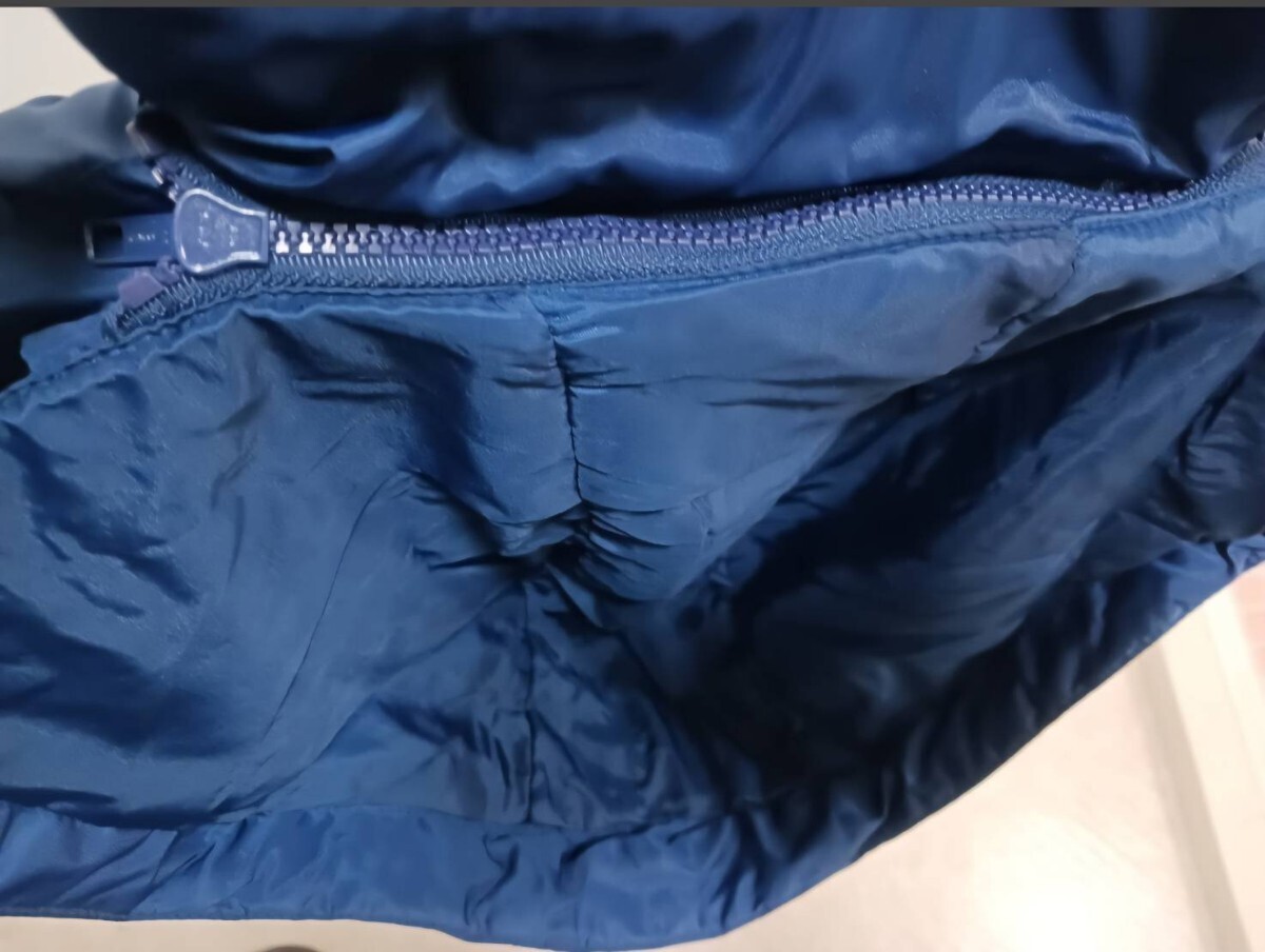 5789　自重堂 48030|防寒ブルゾン|ネービー|LLサイズ|新品未使用|脱着フード付|ナイロン100%|ダブルフロント|パイロットジャンパー|紺 青_画像6