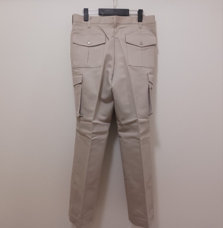 5905　CO-COS 705 ADLER|秋冬ストレッチカーゴパンツ|アイボリー|W91㎝×2本|新品未使用|綿ポリ混紡|保温 吸湿|帯電防止|ベージュ|コーコス_画像4