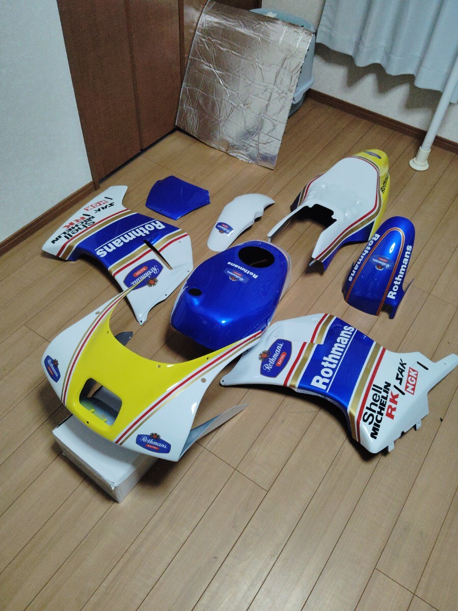  немедленная отправка новый товар не использовался товар NSR50/80 Rothmans обтекатель комплект для поиска Nchibi Honda NS-1 50F поздняя версия верхний хвостовой обтекатель 