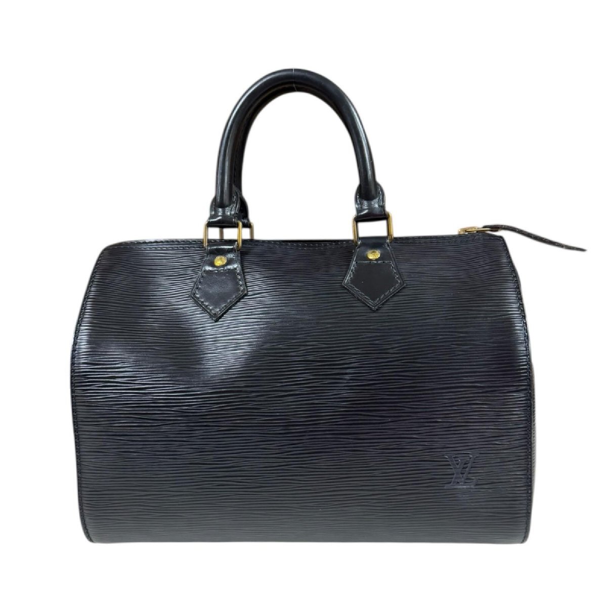 ルイヴィトン スピーディ25 エピ ハンドバッグ エピレザー M43012 ブラック レディース LOUIS VUITTON 中古_画像3