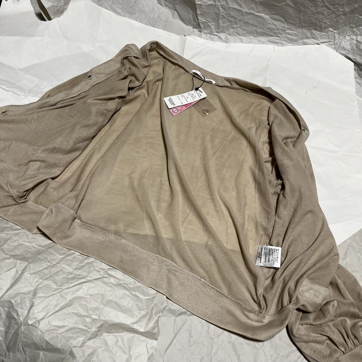 【保管未使用品】【ミリアンデニ】 UVカット 長袖カーディガン / M_画像5
