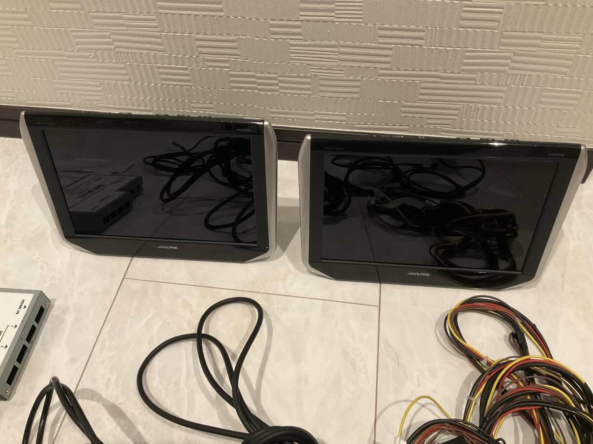 【ジャンク・部品取り】　アルパイン　ALPINE リアモニター SXH10ST 10.1インチ　WXGA モニター　_画像2