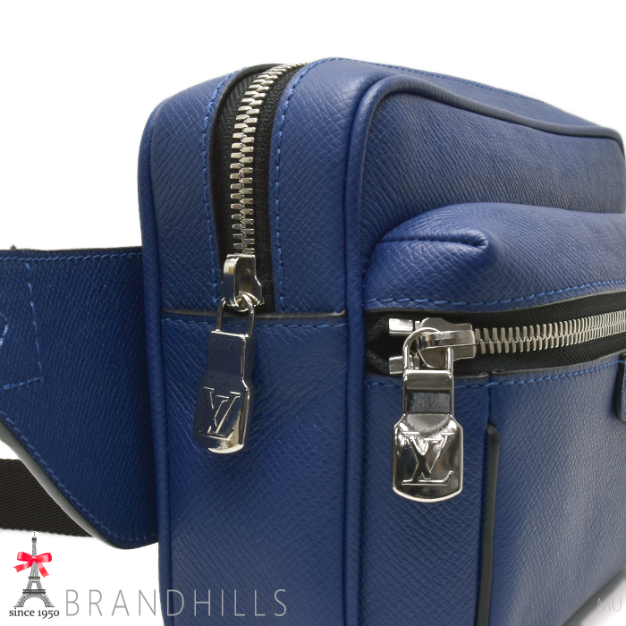 ルイヴィトン ボディバッグ メンズ バムバッグ アウトドア タイガ コバルト M33455 LOUIS VUITTON 極美品_画像6