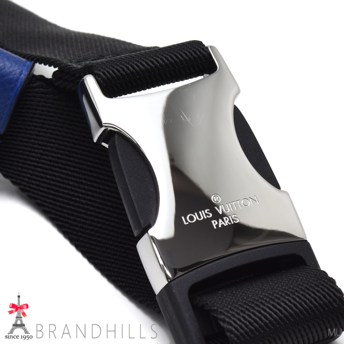 ルイヴィトン ボディバッグ メンズ バムバッグ アウトドア タイガ コバルト M33455 LOUIS VUITTON 極美品_画像8