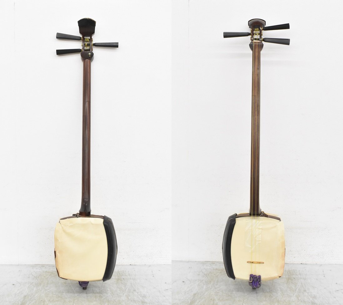 【 G 】2682 詳細不明 三味線 ① 3103828_画像3