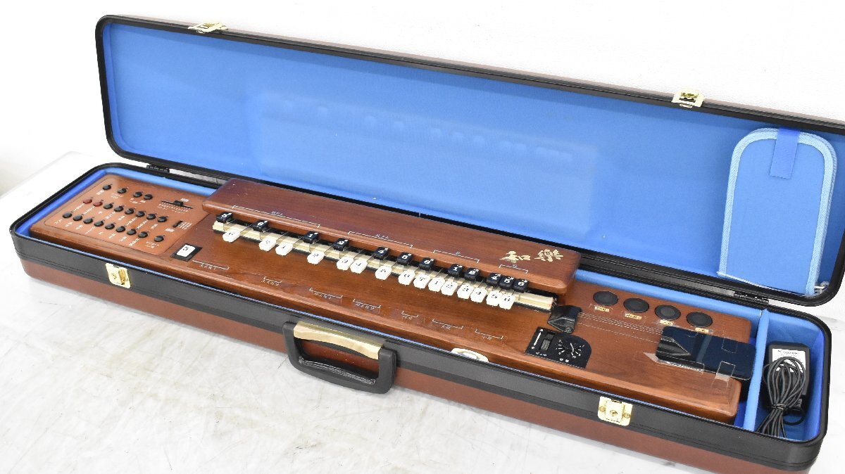 [ C ]2485 SUZUKI TES-100 электронный Taisho koto традиционные японские музыкальные инструменты Suzuki 3089270
