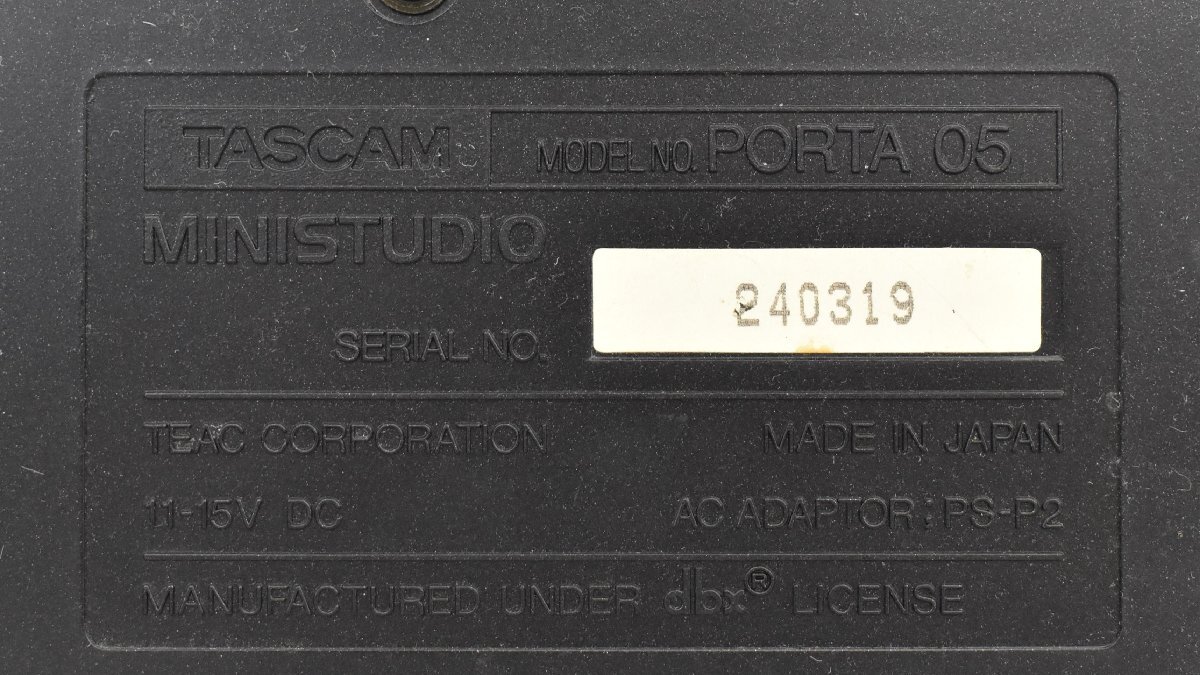 [ G ]2353 TASCAM PORTA 05 многоканальный магнитофон Tascam 3151717