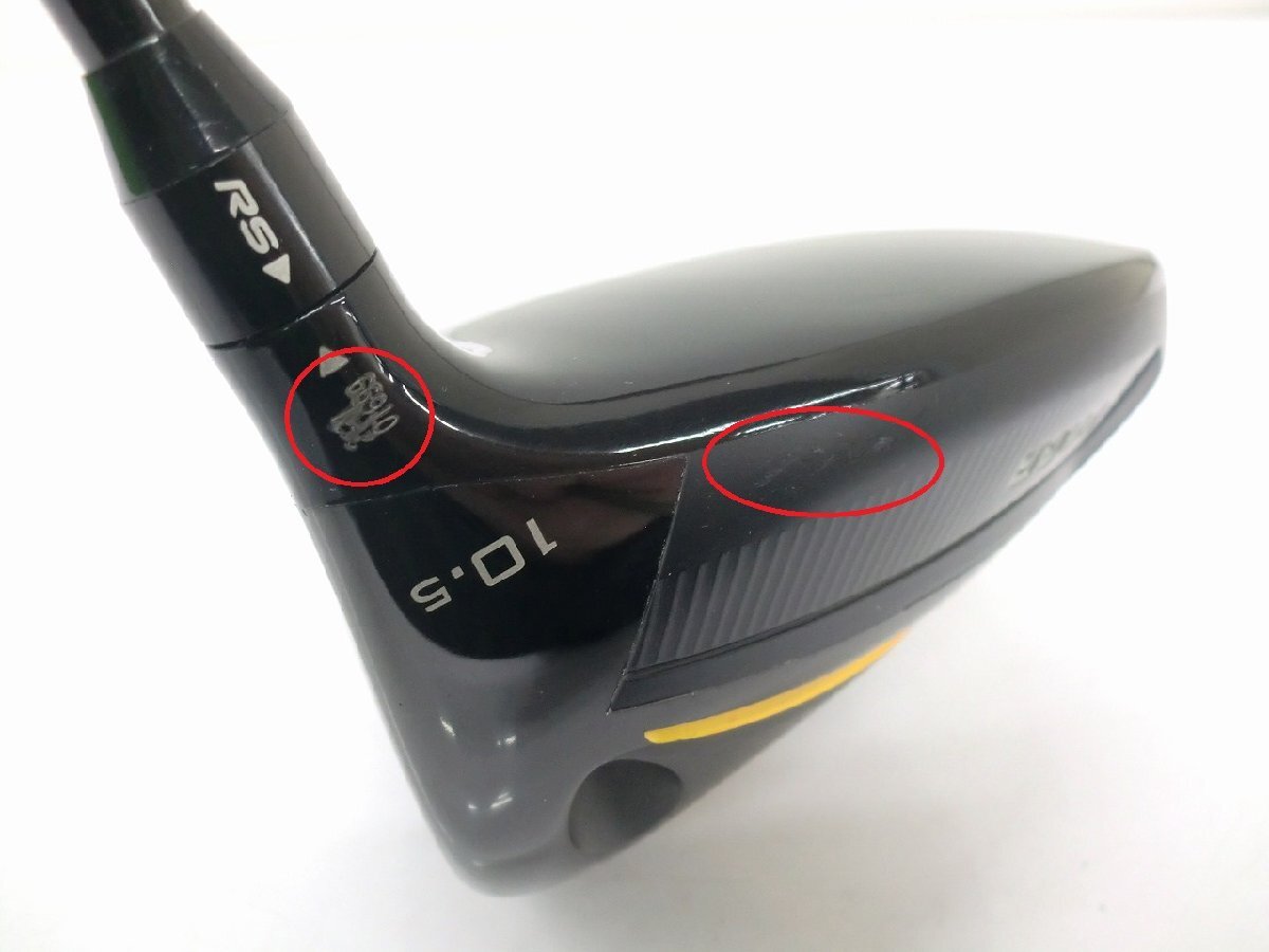 プロギア RS JUST F 10.5° TourAD FOR PRGR M-40（SR） レンチなし_画像3