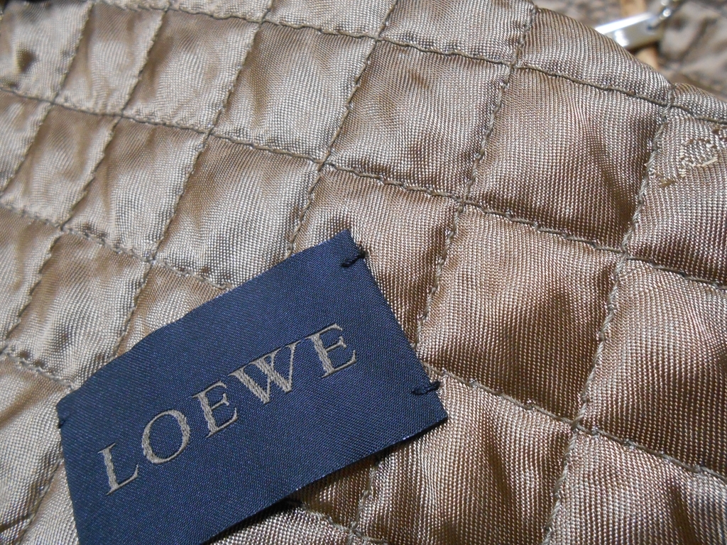 60万級ロエベミンク装飾　内側ファー羊革マトラッセ柄ブルゾン_画像6