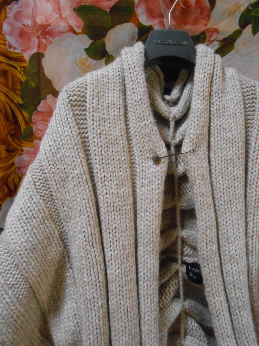 ランバンアーカイブ09コレ ローゲージショート丈ニットアウター_画像3