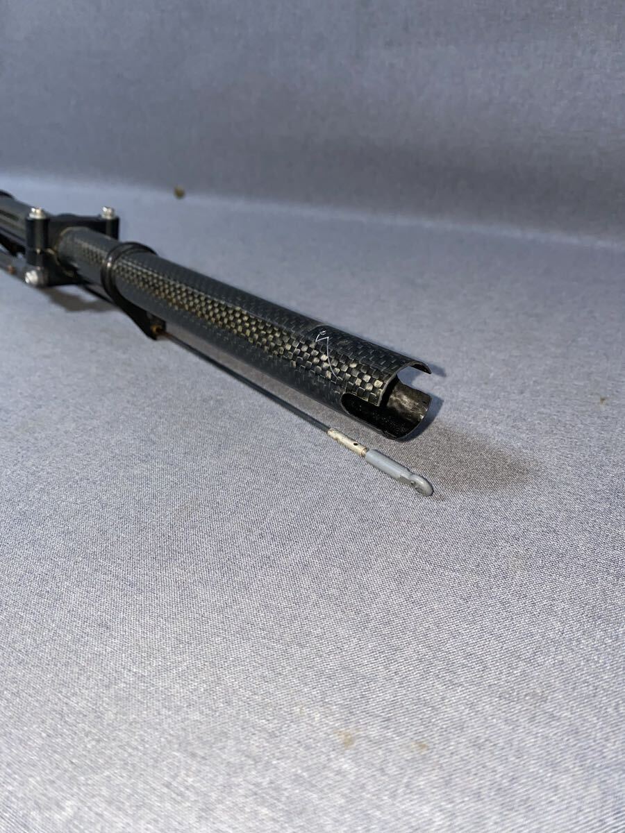 JR エアースキッパー90 カーボンテールパイプブーム(長さ: 855mm)/カーボンサポートバー/サーボリンケージ AIRSKIPPER90ラジコンヘリパーツ_画像7