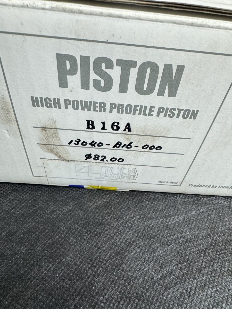 TODA 戸田 トダ ピストン 4個 EK9 EK4 EG6 EF9 DC2 シビック インテグラ　タイプR B16A B16B B18C SPOON 無限_画像5