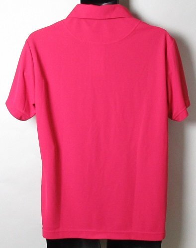 新品 ビバハート/VIVA HEART ゴルフ　アイスタッチ鹿の子 半袖ポロシャツ/レター\430/定価13200円/50(L)/011-23440/サンプル品/レッド_画像4
