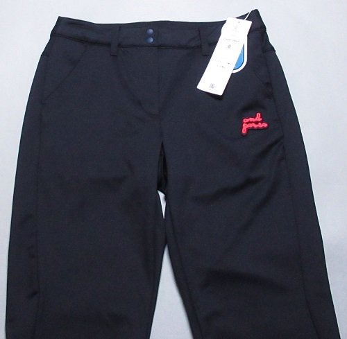 新品 アンパスィ/and per se ゴルフ　春/秋 ストレッチ エアロスウェットパンツ/レター\600/定価14850円/M(68-74)/ネイビー_画像2