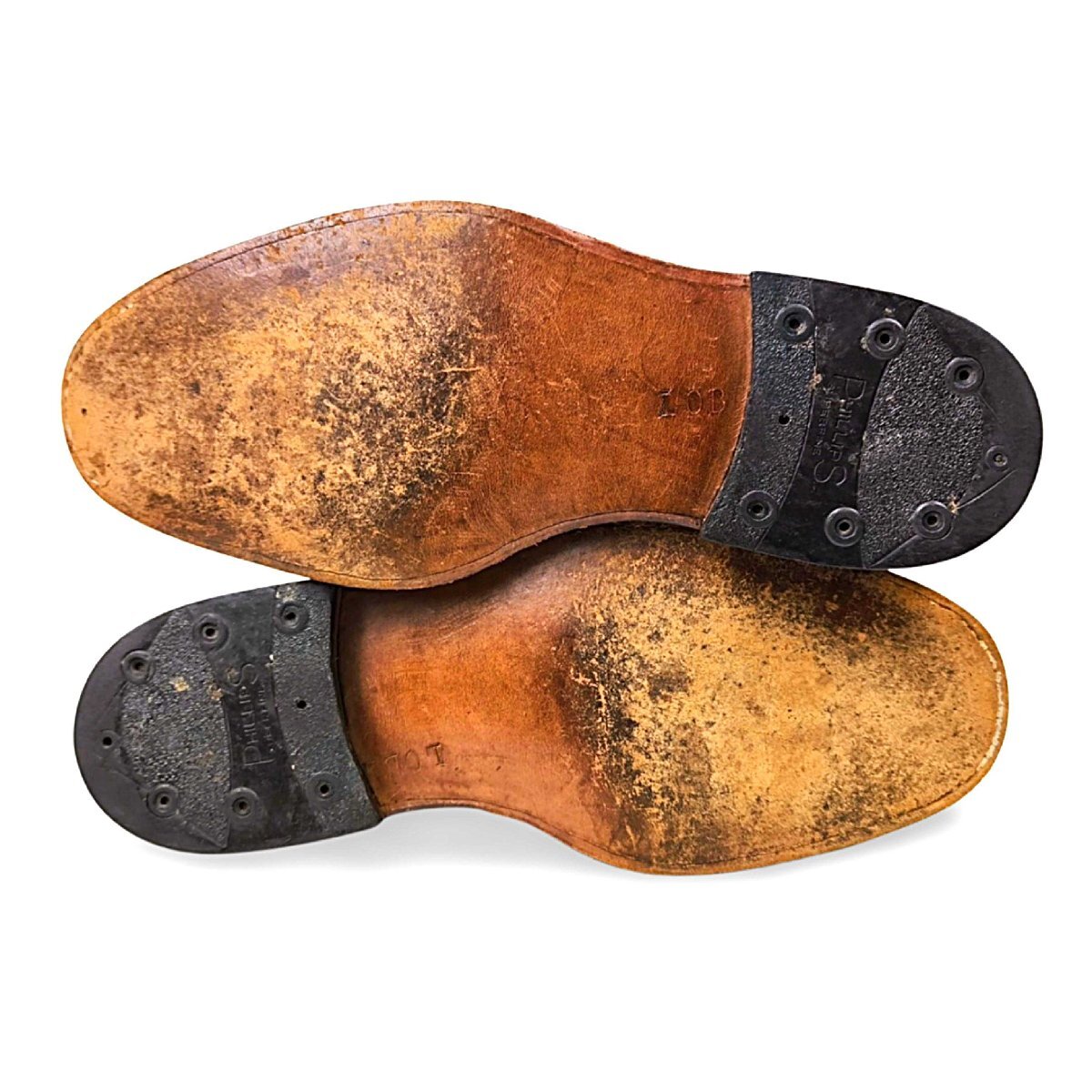 ★定価170万円超・極上品★ ジョンロブ・ロンドン ビスポーク 極上フルブローグダービー ブラウン サイズ9EEE相当_画像7