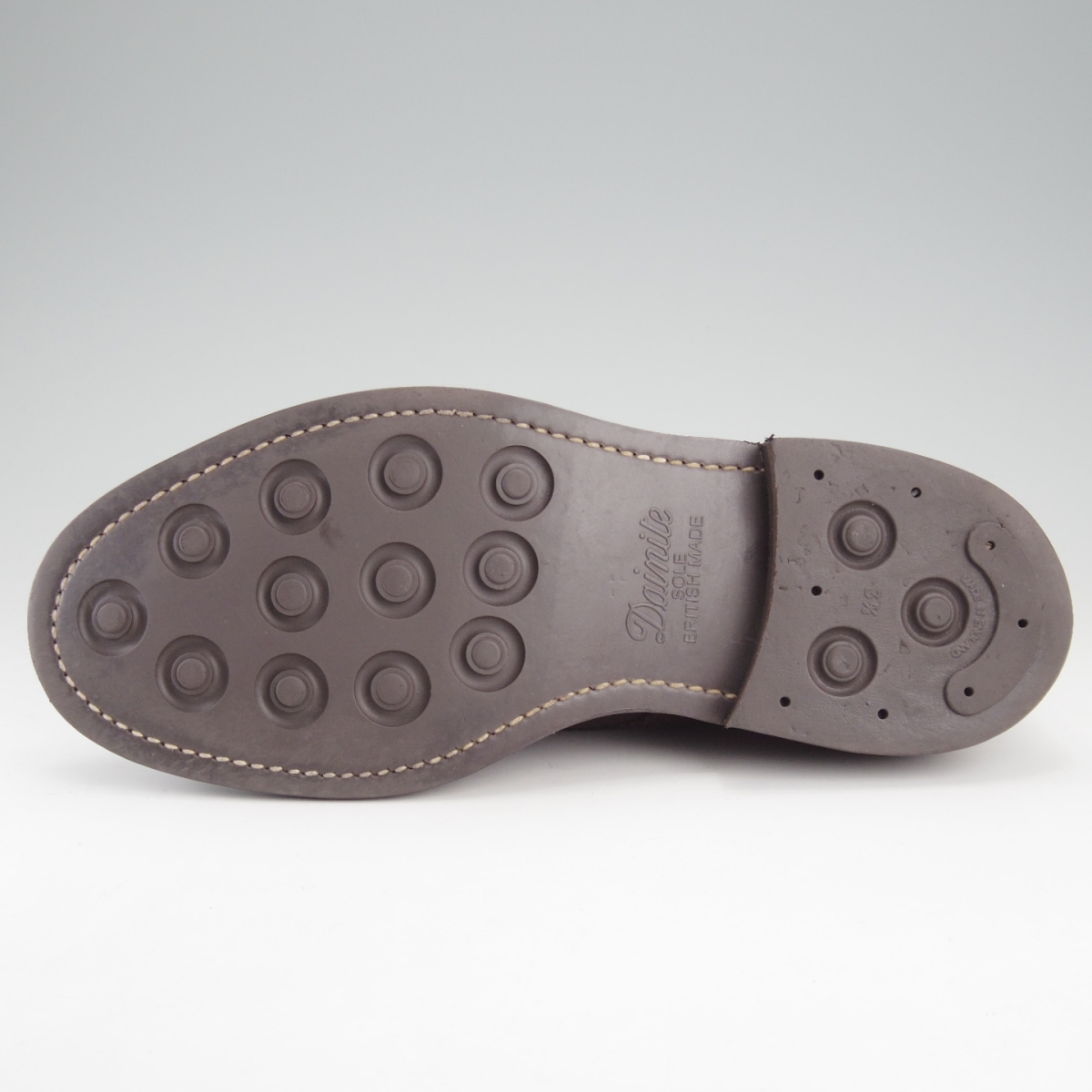 極上★トリッカーズ SIZE 7.5【定価¥132,000-★ダイナイトソール/BOURTON/キルト付き】バートン/カントリーシューズ/濃茶/Tricker's★n973_画像7