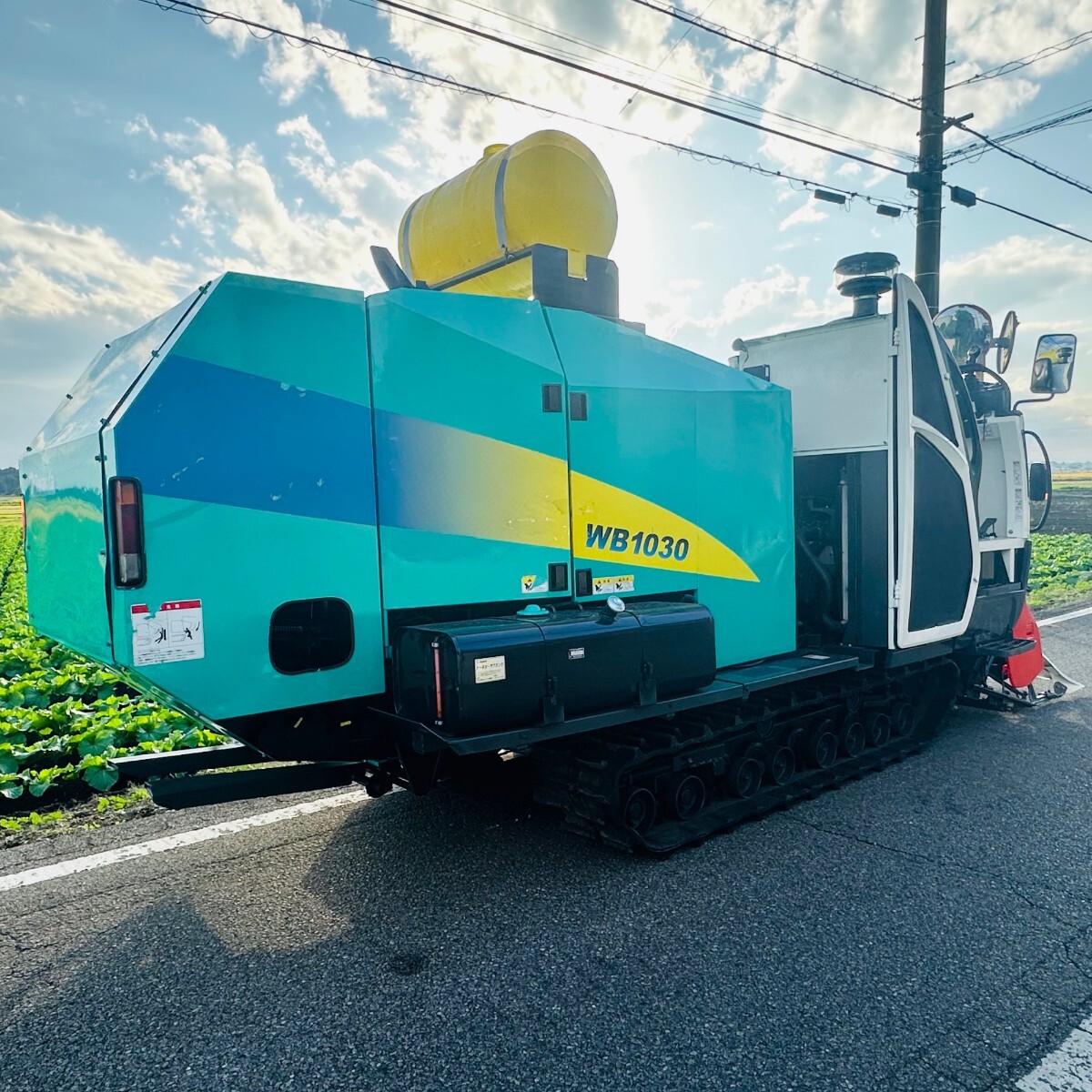 クボタコンバインWB1030 ロールベーラ　ER572 72馬力　使用時間328h 5条刈_画像4