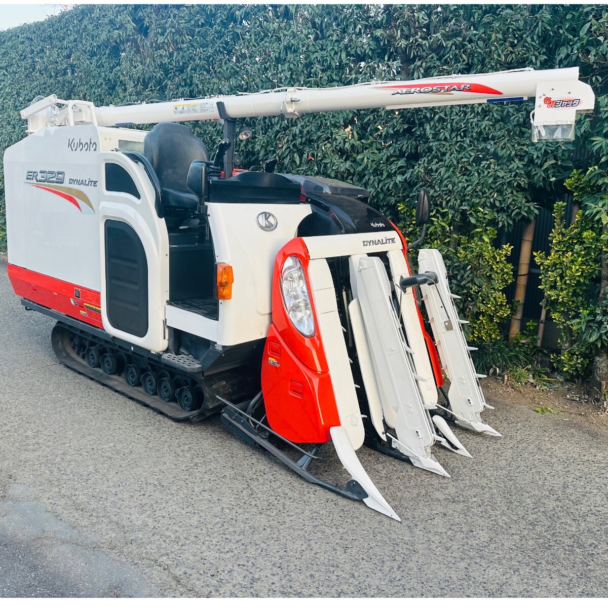 クボタコンバインER329 使用時間282h 29馬力　3条刈　デバイダー付き　4PC_画像1