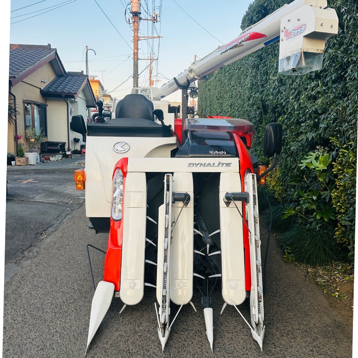 クボタコンバインER329 使用時間282h 29馬力　3条刈　デバイダー付き　4PC_画像6