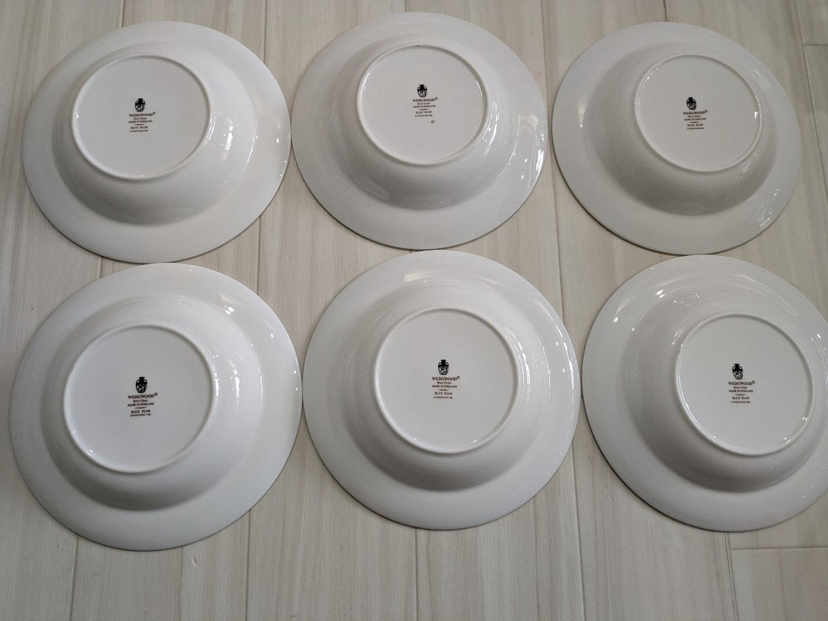 【超美品！】☆WEDGWOOD☆ブルーサイアム☆金彩☆スープ皿☆洋食器☆札幌☆北海道☆_画像5