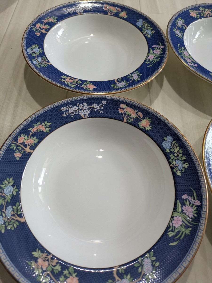 【超美品！】☆WEDGWOOD☆ブルーサイアム☆金彩☆スープ皿☆洋食器☆札幌☆北海道☆_画像2