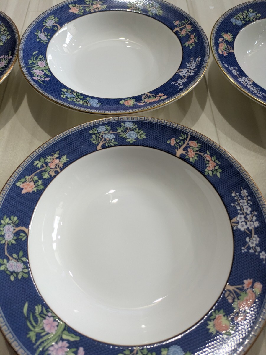 【超美品！】☆WEDGWOOD☆ブルーサイアム☆金彩☆スープ皿☆洋食器☆札幌☆北海道☆_画像3